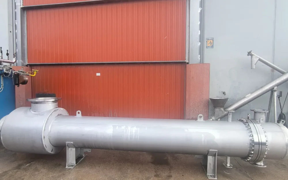 TUBULAR HEAT EXCHANGER MAFELCA STAINLESS STEEL 316L 43 m2