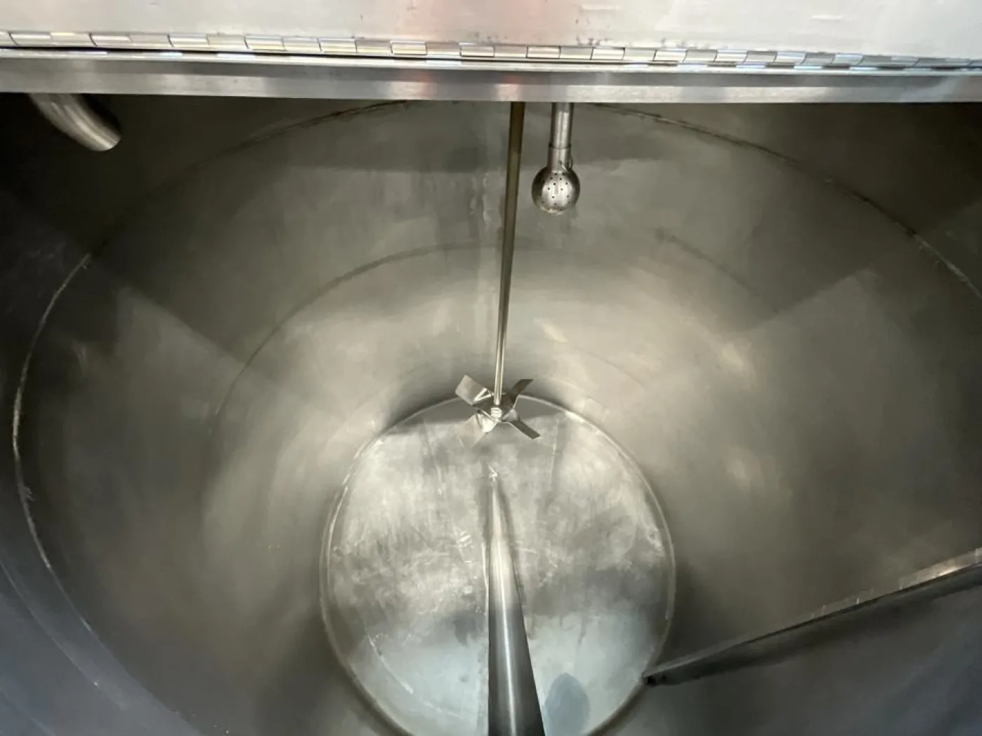 Chaudronnerie Tuyauterie Chaudronnerie Tuyauterie 1500 Litre Stainless Steel Mixing Tank - 8