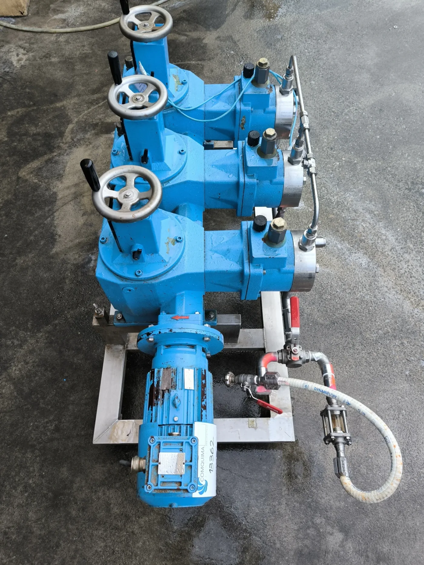 LEWA EH3 DIAPHRAGM DOSING PUMP SKID - 7