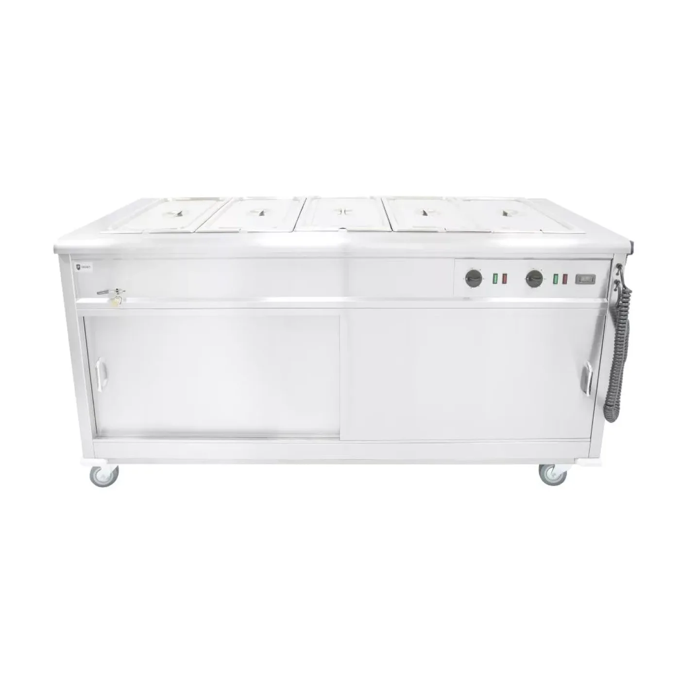Parry Mobile Servery with Bain Marie Top MSB18 - islandcatering - 4