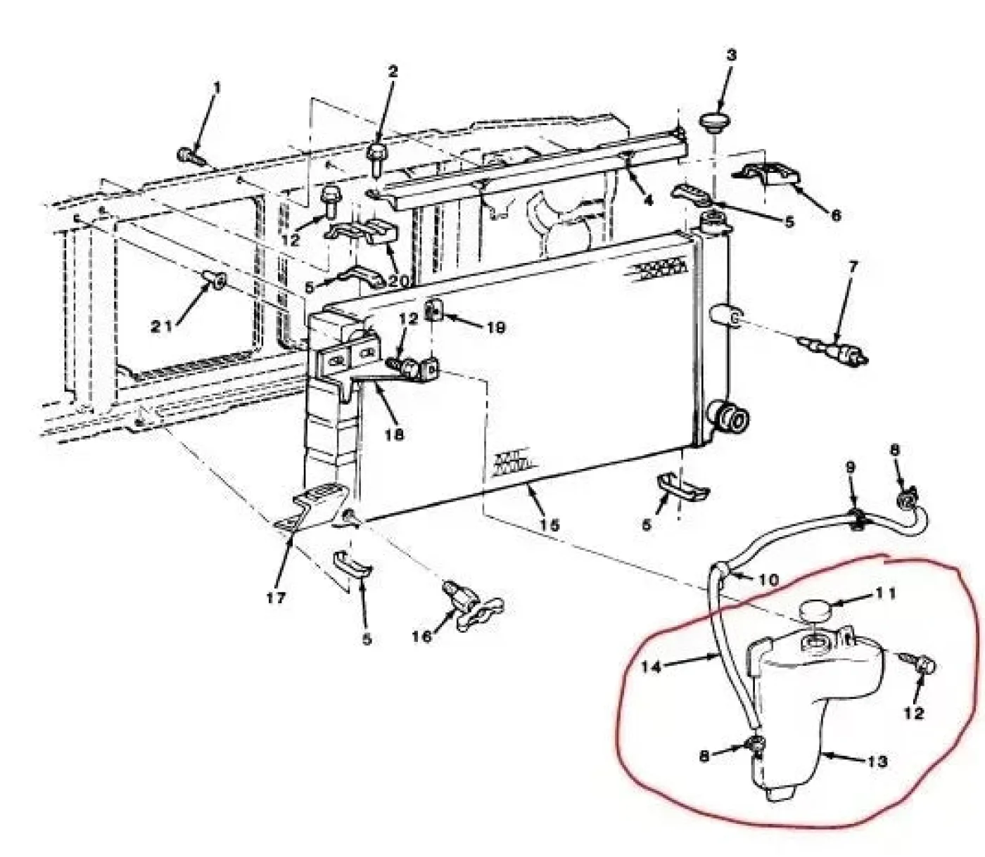 GM expansievat K5/K30 6.2D - 2