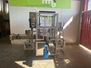 Cerradora taponadora rotativa para obturadores y tapón rosca NUEVO