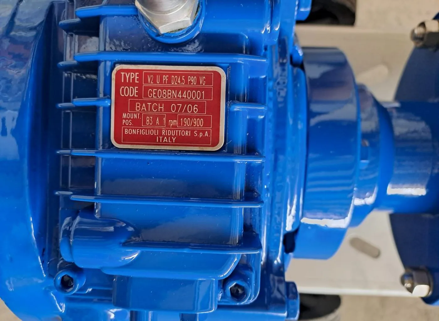 LIVERANI PUMP MODEL MAJOR 60 WITH SPEED VARIATOR, SECOND HAND MACHINE - 7