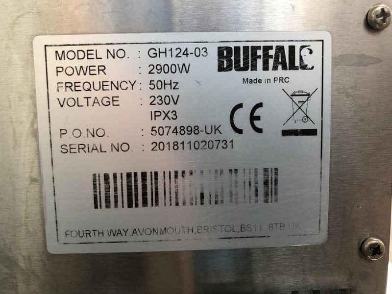 Buffalo GH124-03 Deep Fat Fryer
