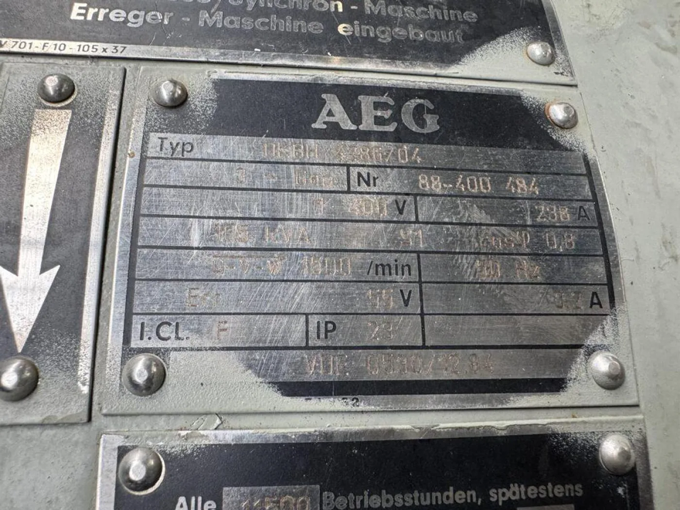 MWM TBD 234-V6 / AEG GEN.SET 165 KVA - 8