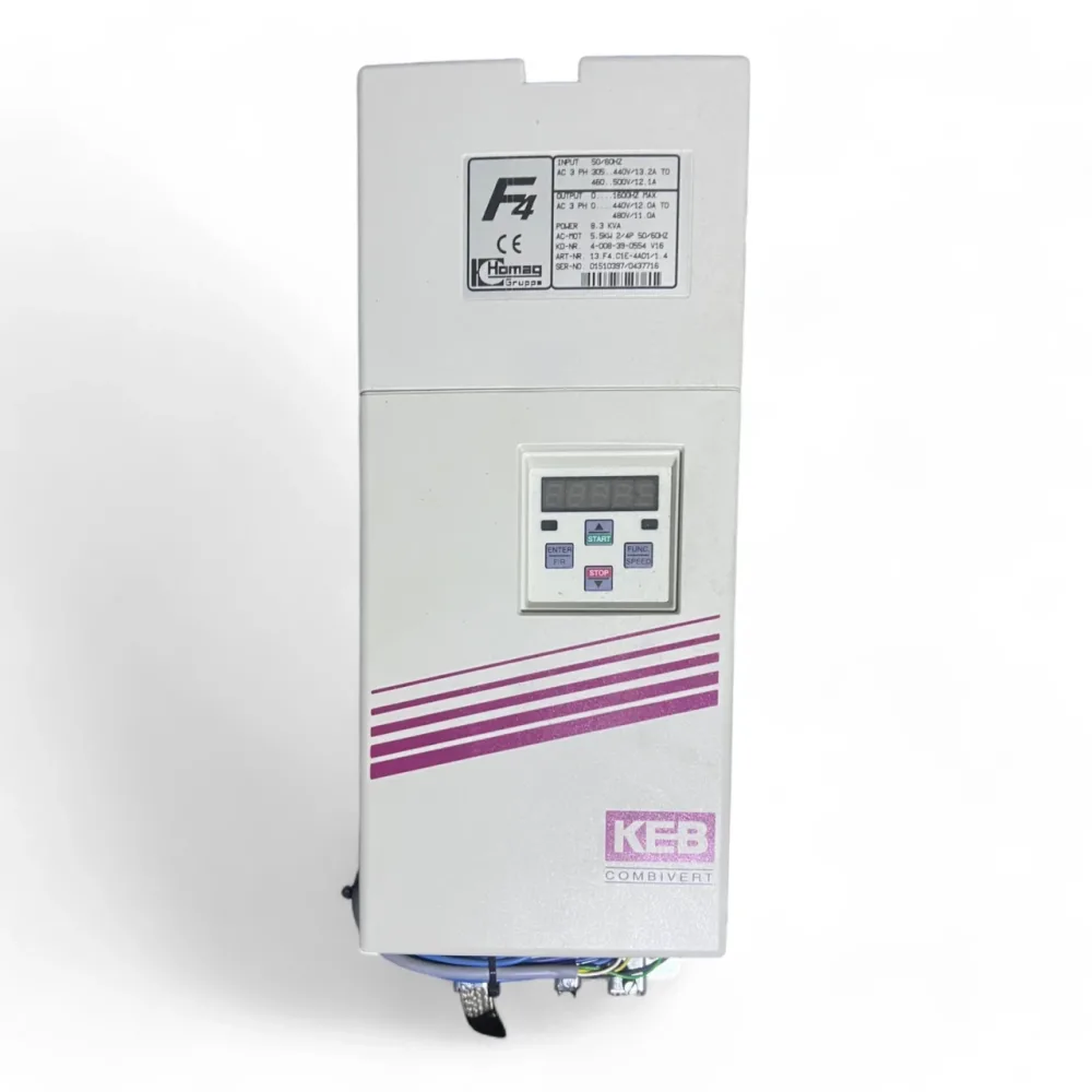 KEB HOMAG Combivert F4 13.F4.C1E-4A01/1.4 Frequenzumrichter 4-008-39-0554 V16