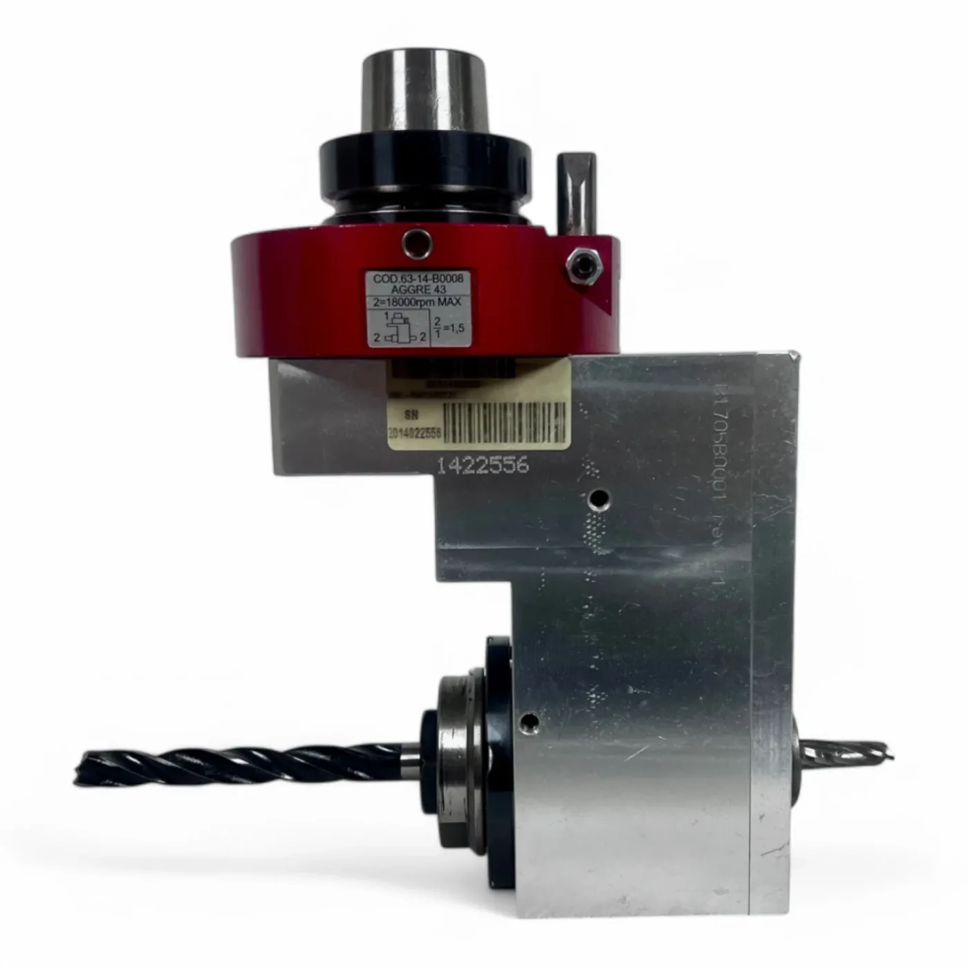 BIESSE HSD Schlosskastenaggregat COD 63-14-B0008 AGGFE 43 – Seriennummer: 1422556 - 1