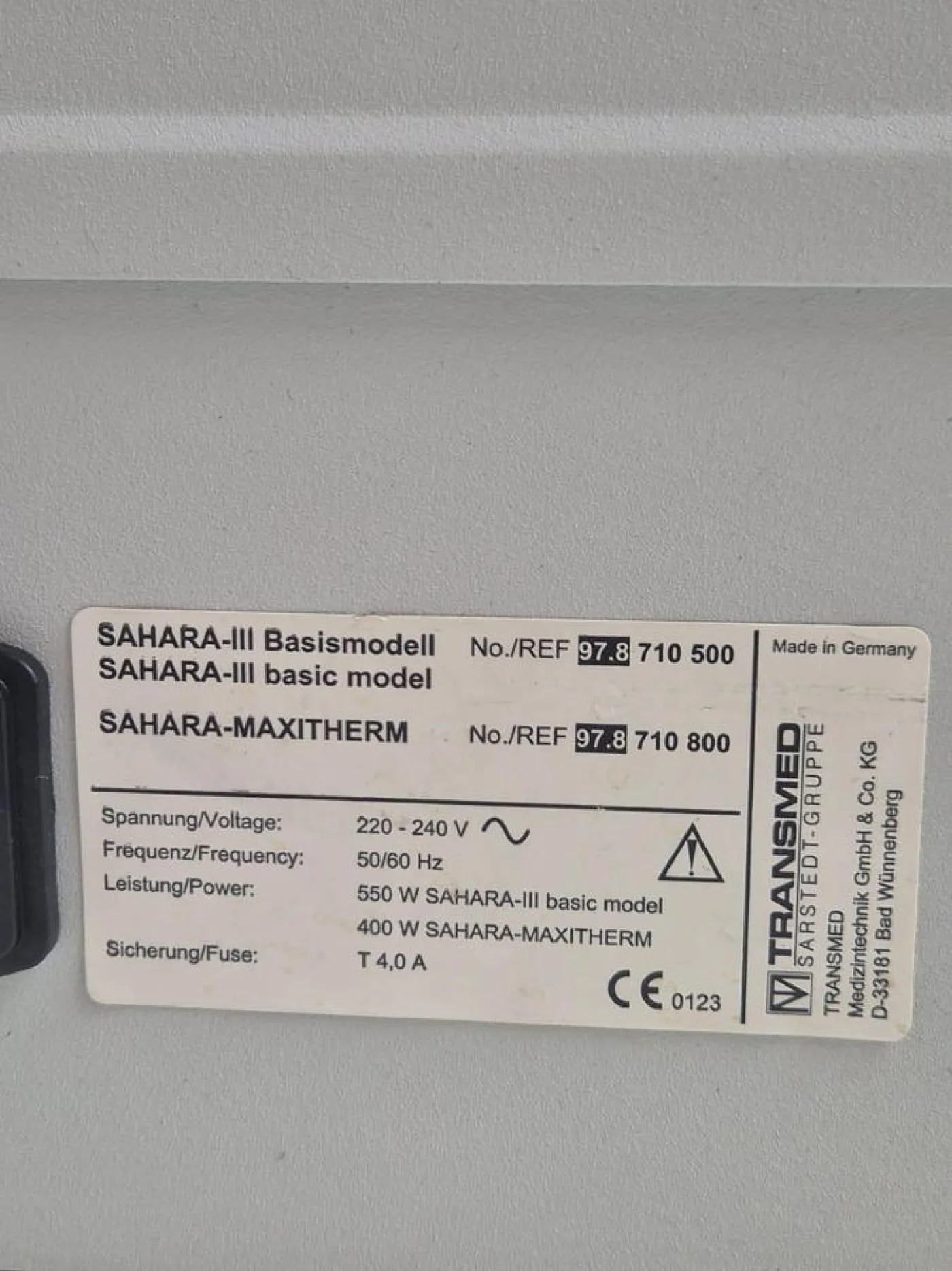 Transmed Sahara III Maxitherm Blood Warmer - 8
