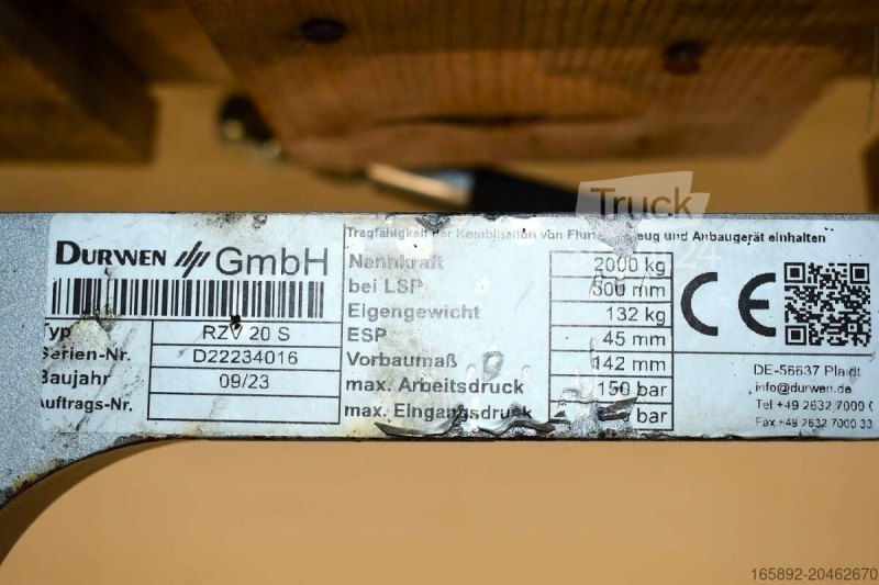 DURWEN DURWEN RZV 20-S Breite 980mm