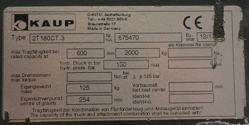 Teleskopgabel Kaup 2T180CT.3 (2017)