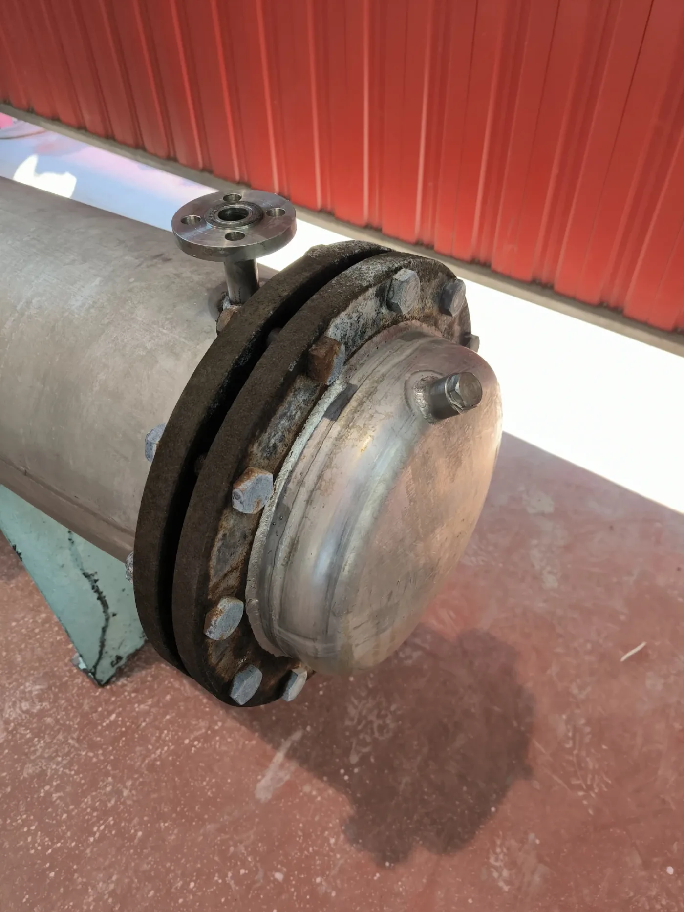 STAINLESS STEEL TUBULAR HEAT EXCHANGER 6.5 M² AGUILAR Y SALAS - 4
