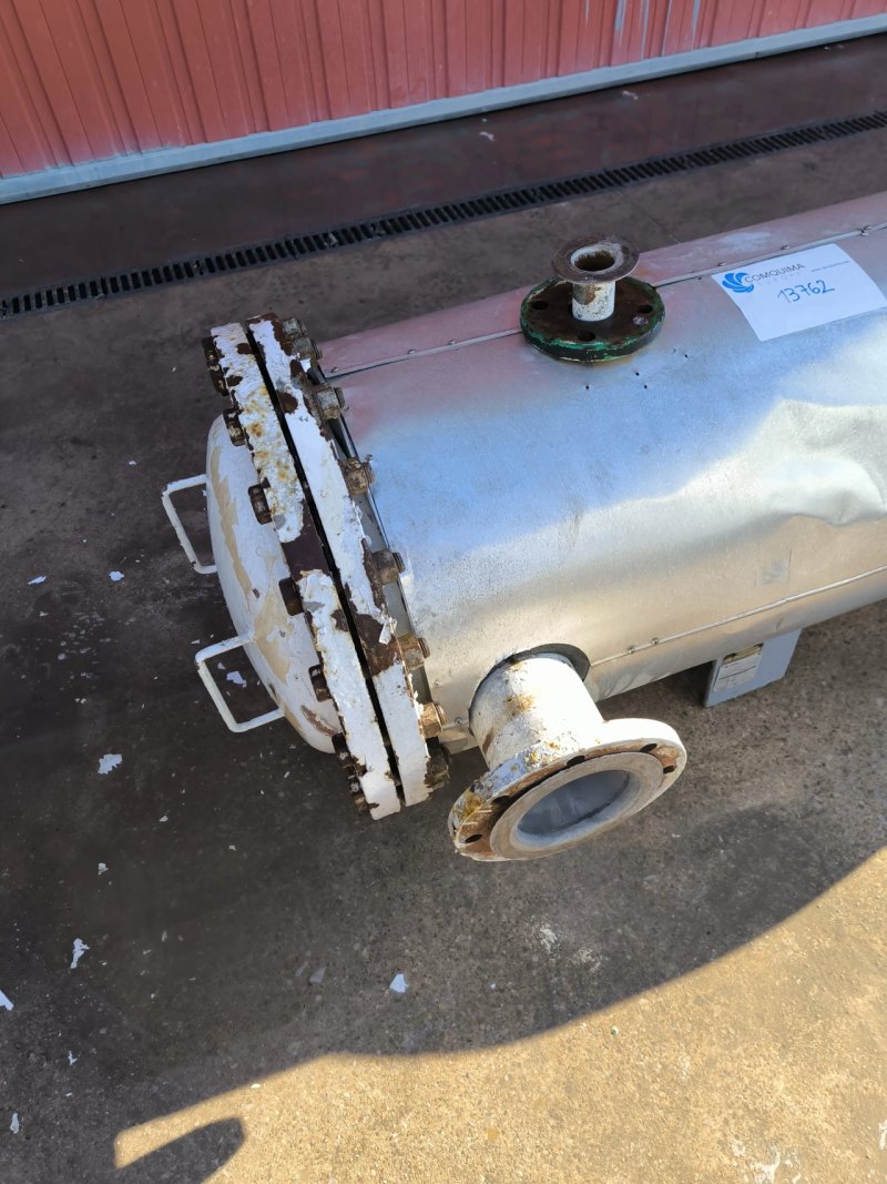 STAINLESS STEEL TUBULAR HEAT EXCHANGER 11.5 M2 MOINTER