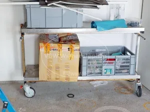 stainless steel trolley