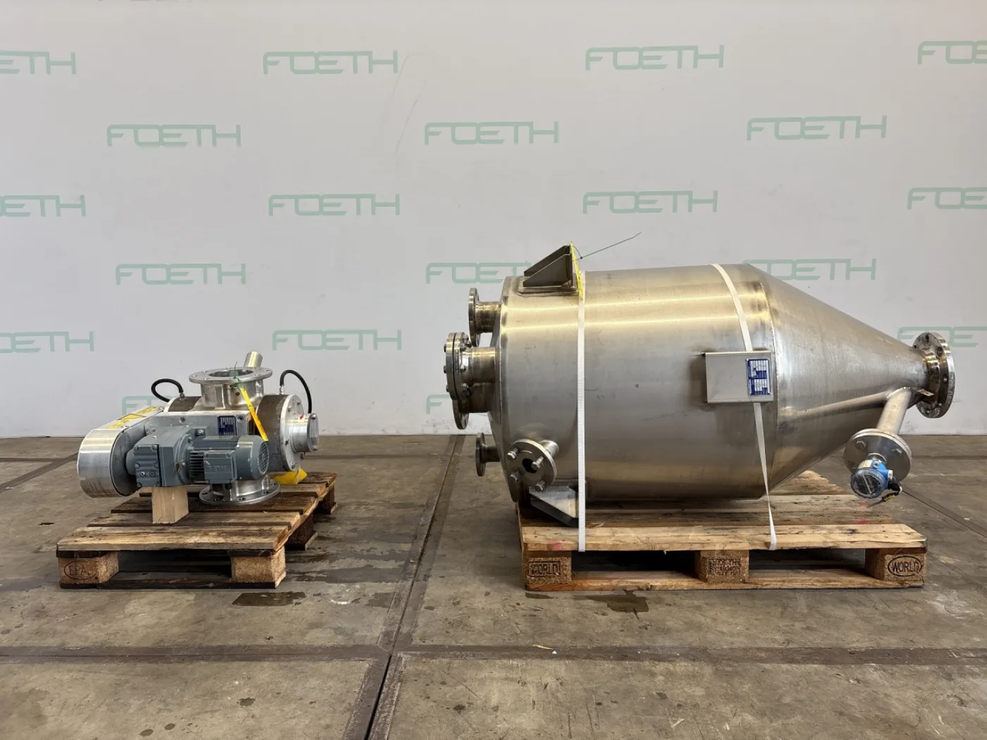 Zeppelin HDS 200/5 SS/SS/AC with silo - Rotating valve - 3
