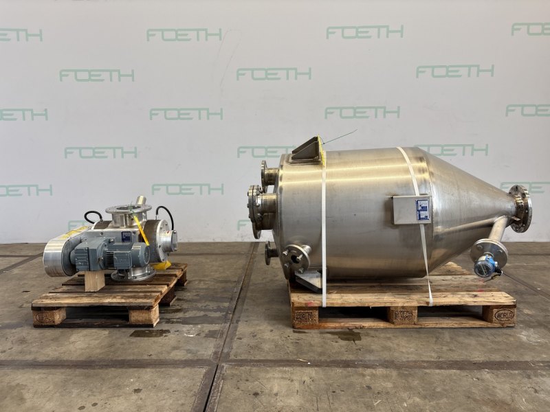 Zeppelin HDS 200/5 SS/SS/AC with silo - Rotating valve