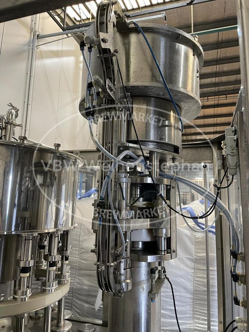 glass bottle filler and capper