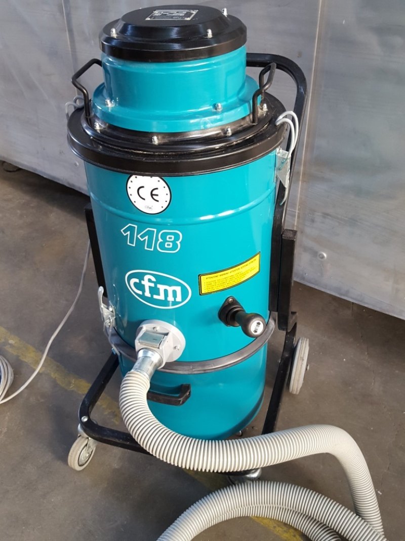 ASPIRATORE INDUSTRIALE PER POLVERI – CFM – MOD. 118