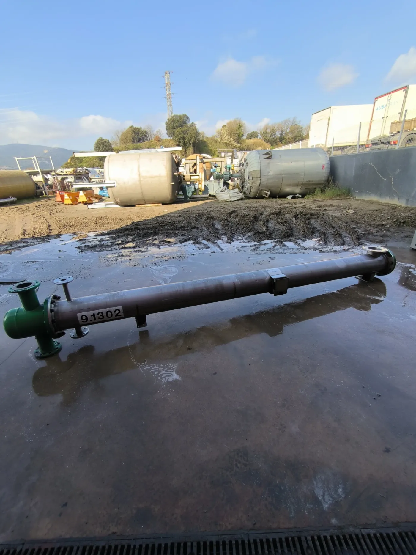 9.4 M2 AGUILAR AND HALLS STAINLESS STEEL 316 EXCHANGER - 1