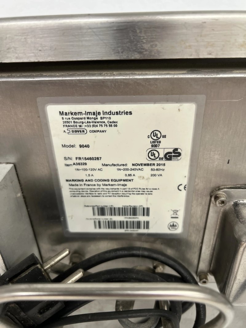 MARKEM-IMAJE 9040 INDUSTRIAL MARKING MACHINE