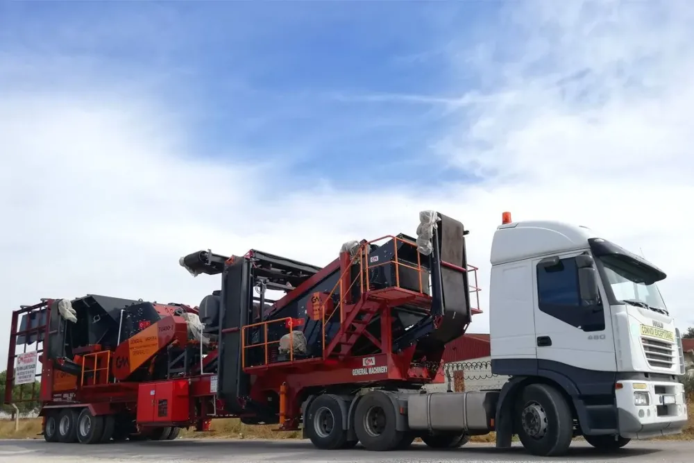 General 01 — Mobile Crushing & Screening Plant (GPS 1210 Impact)