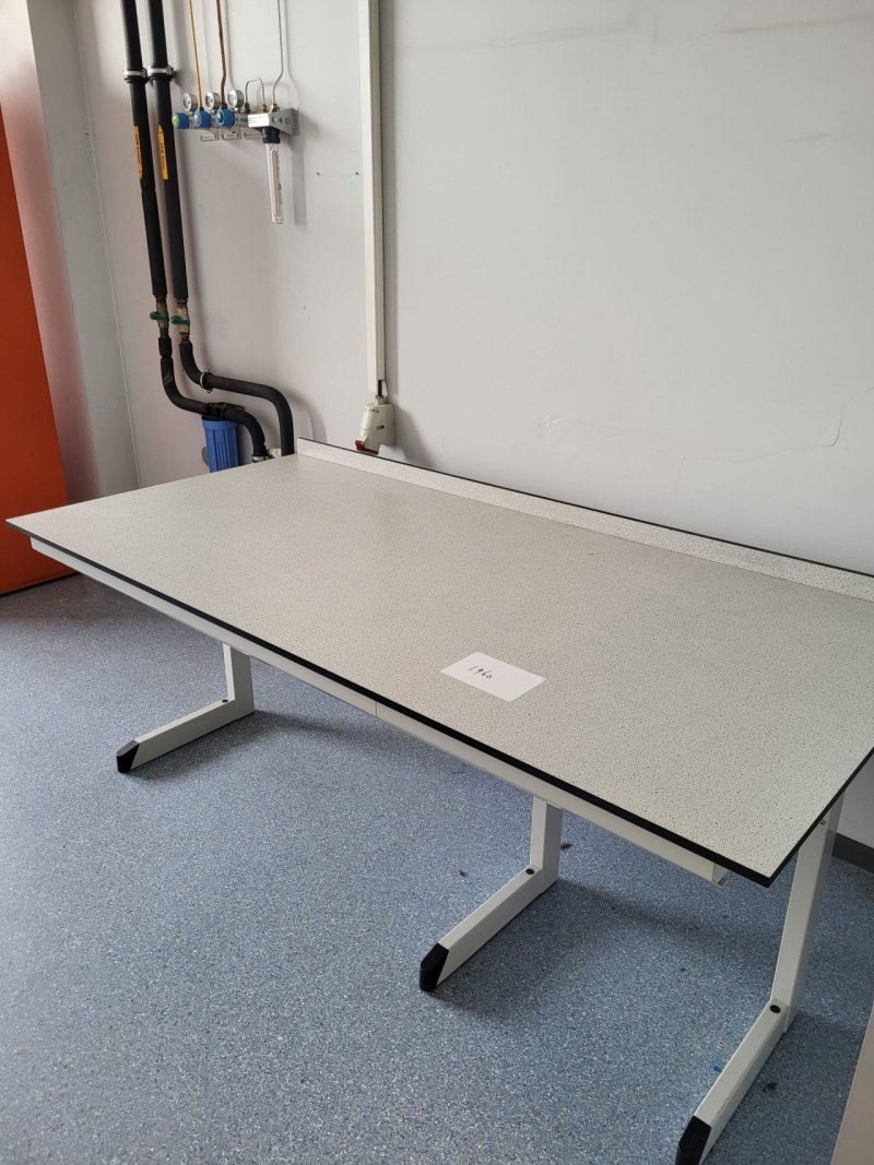 1960 – Used S+B Laboratory wall table (195 cm)