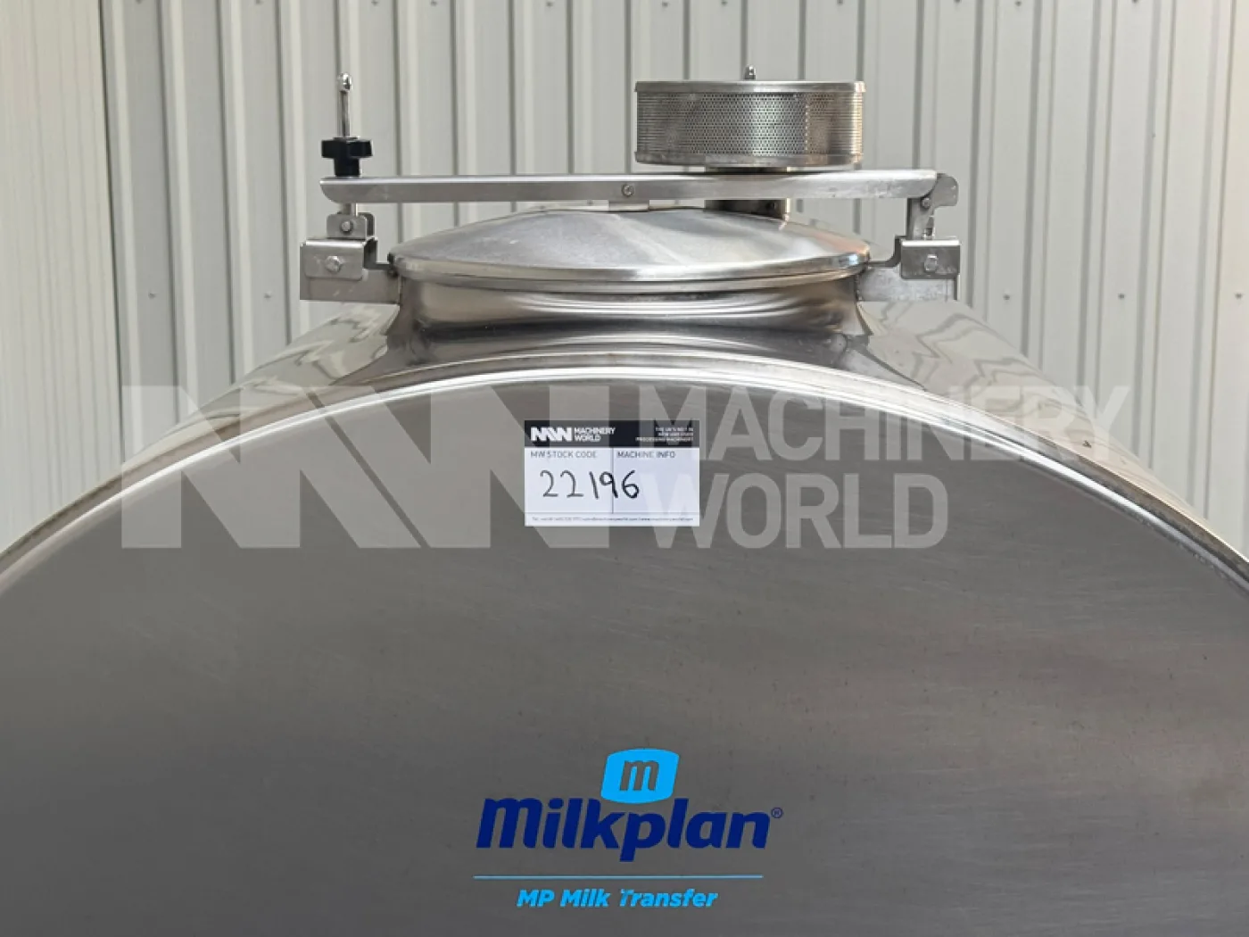 1,500 Litre Milkplan Horizontal Milk & Liquid Tank on Trailer with Pump, Flowmeter & CIP Cleaning System (Year 2022) - 4