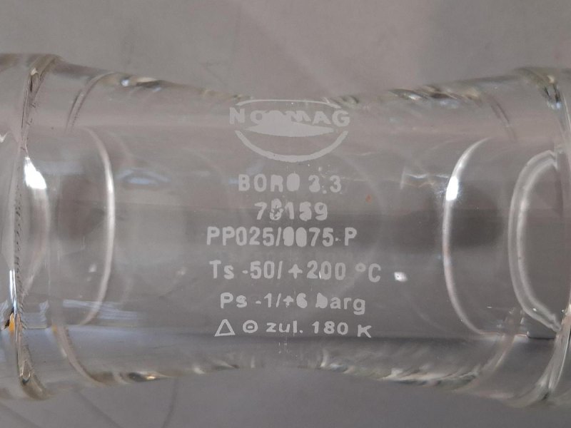 Normag Glasverbindungsrohr Typ PP025/0075-P DN25
