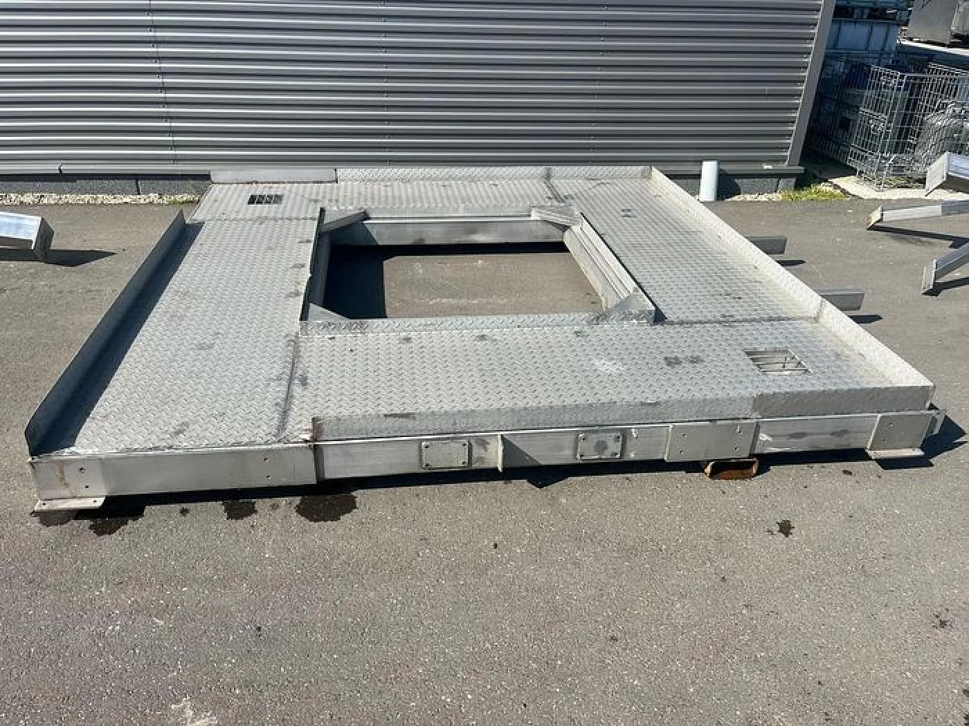RVS Platform voor Multihead weger - 1