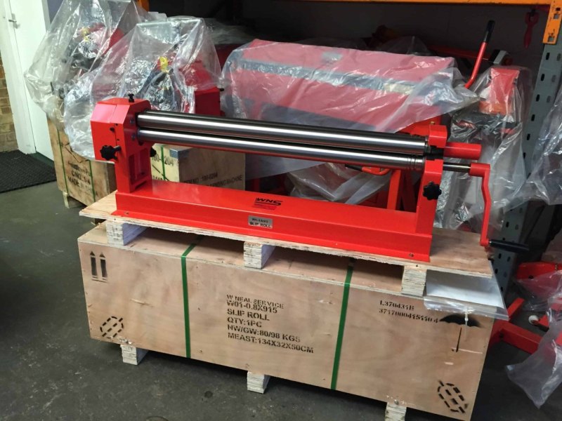 WNS Bench Bending Rolls 915mm x 50mm x 1.2mm Capacity - WNS - W. Neal Services Ltd