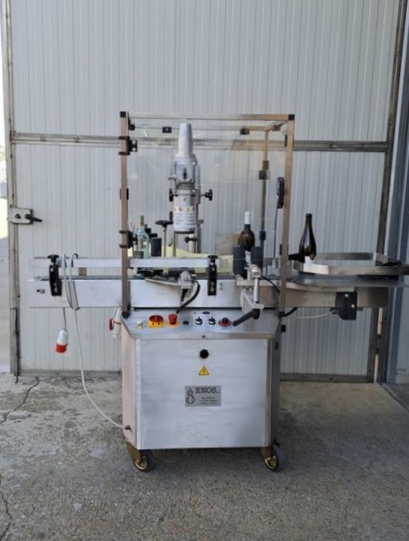 ADHESIVE LABELLING MACHINE ENOS WITH ONE STATION, SECOND-HAND MACHINE