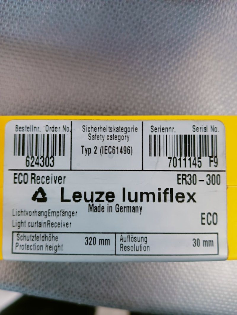 Leuze Lumiflex Lichtvorhang Empfänger Nr. 624303