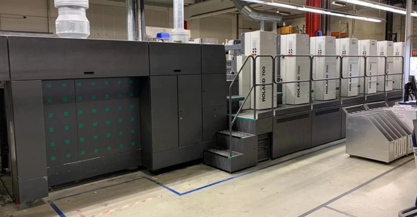 Roland R 706 LV – 6 Colour Offset + Tresu Coating Unit - 2