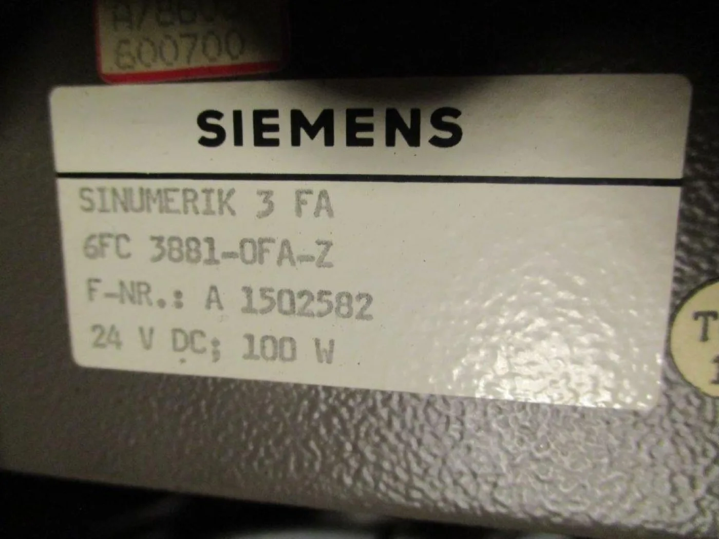 INDRAMAT + SIEMENS EMAG / RITTAL 1986 - 5