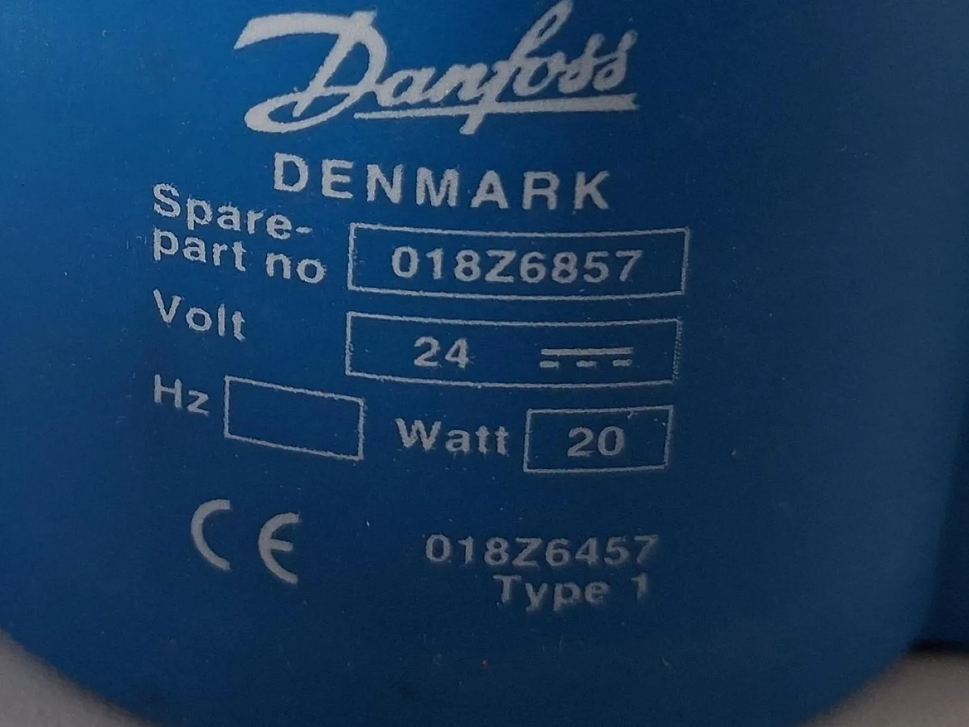 Danfoss Solenoid Coil Type 1 24 V DC 20 W - 4