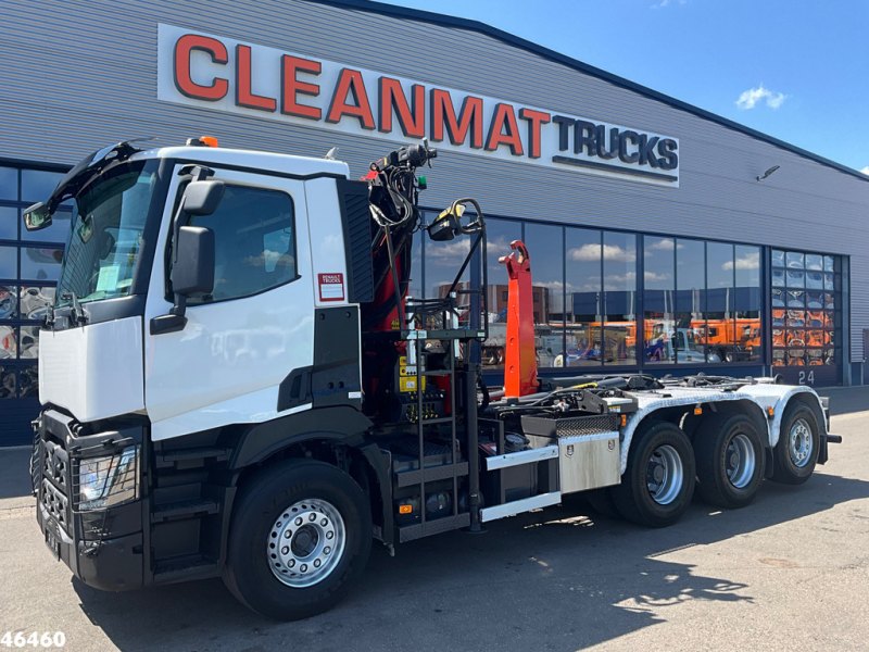 Renault C 460 Euro 6 8x4 Palfinger 19 Tonmeter laadkraan