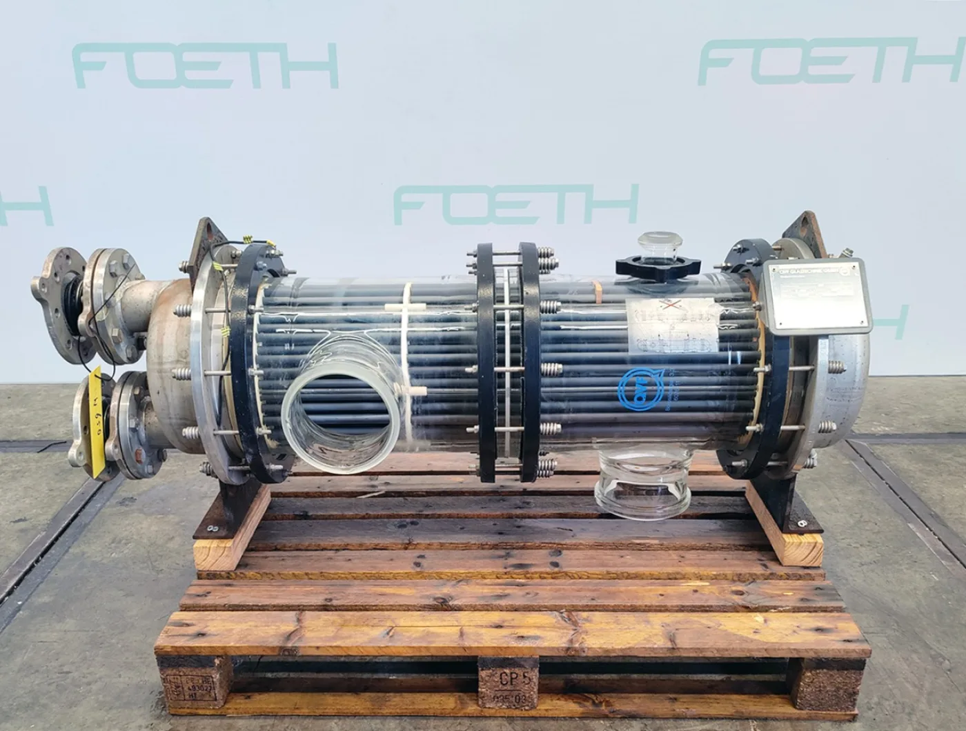 QVF Glasstechnik S-ROB45/300/SH/3SIC-4,5m² - Shell and tube heat exchanger - 2