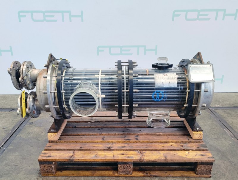 QVF Glasstechnik S-ROB45/300/SH/3SIC-4,5m² - Shell and tube heat exchanger