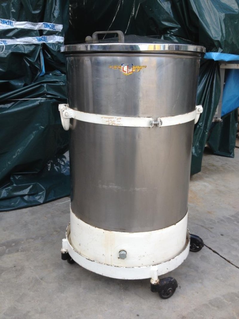SERBATOIO INOX CARRELLATO 200 L