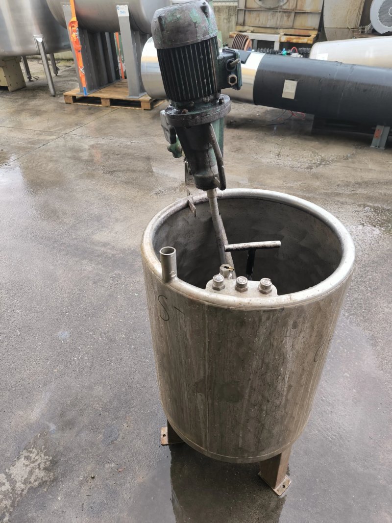 160 LITRE 316 STAINLESS STEEL TANK WITH AGITATOR