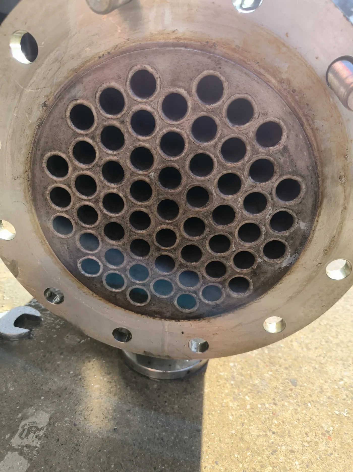 STAINLESS STEEL TUBULAR HEAT EXCHANGER 5.1 M² AGUILAR Y SALAS - 7