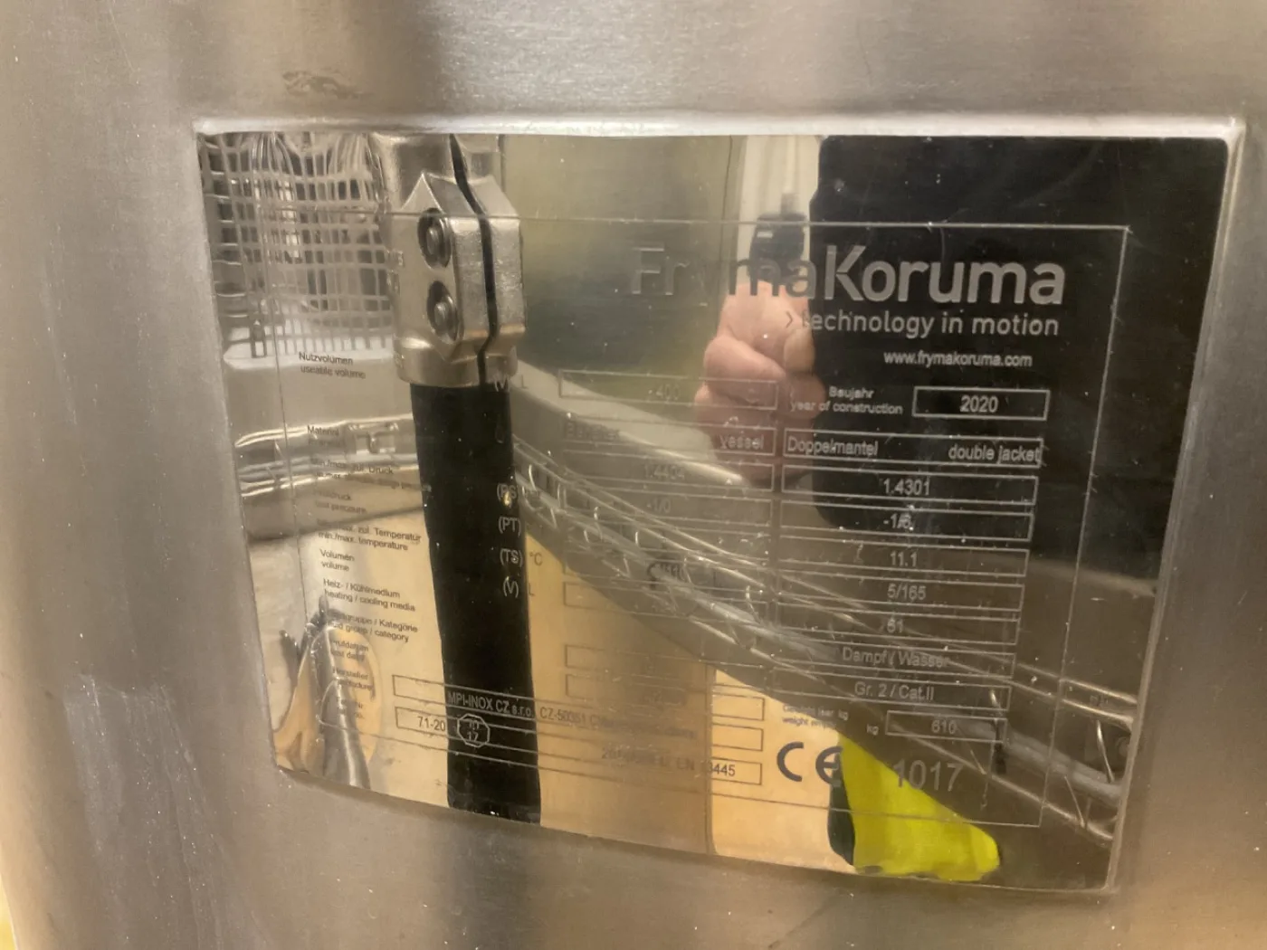 Fryma Koruma VME 400 - Processing vessel - 3