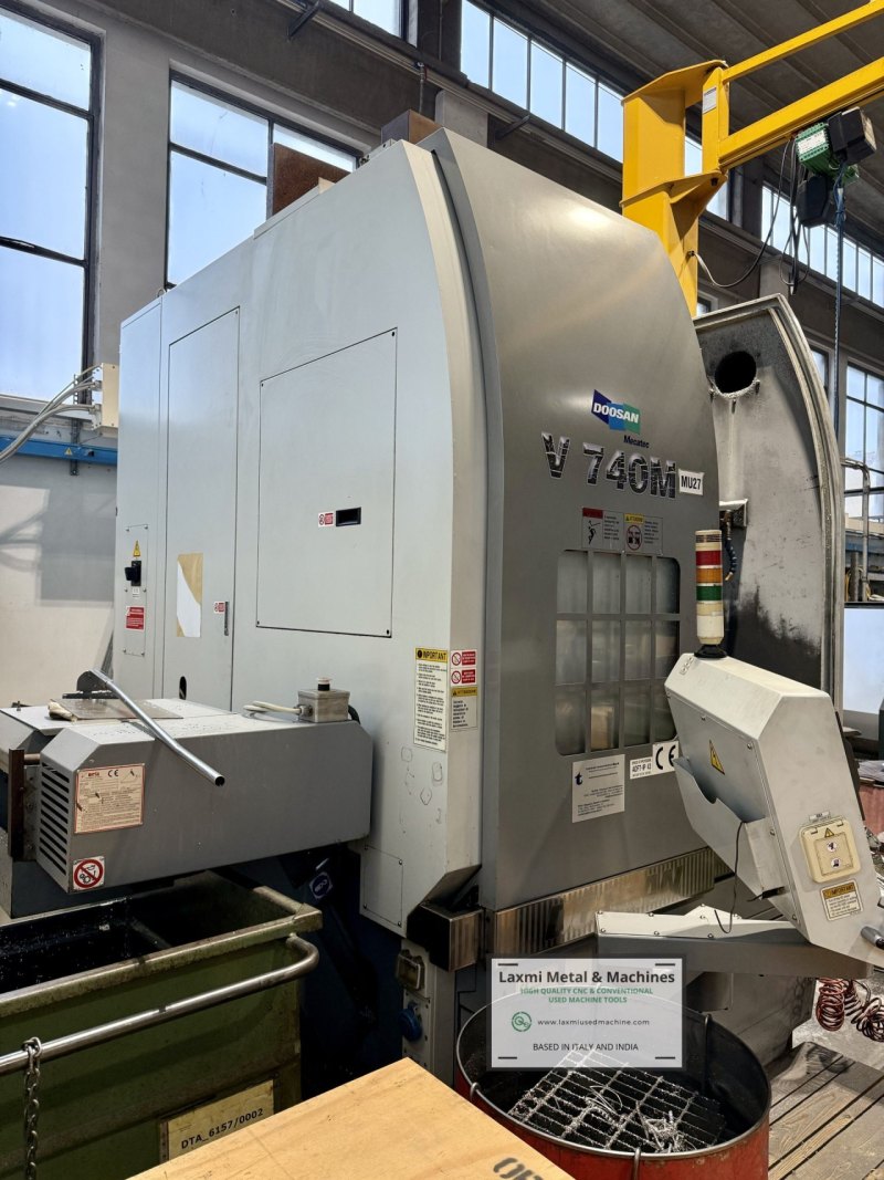 3 AXIS CNC VERTICAL TURNING CENTER, DOOSAN - V740 M - Laxmi Metal & Machines, Rohtak