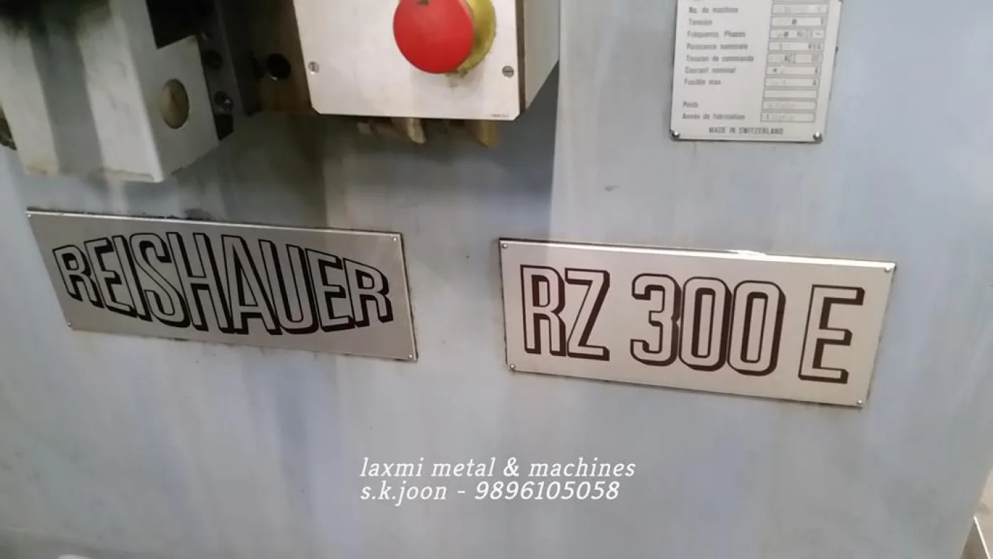 SMERIGLIATRICE AD ALTA PRECISIONE, REISHAUER - RZ 300 E - Laxmi Metal & Machines, Rohtak - 6
