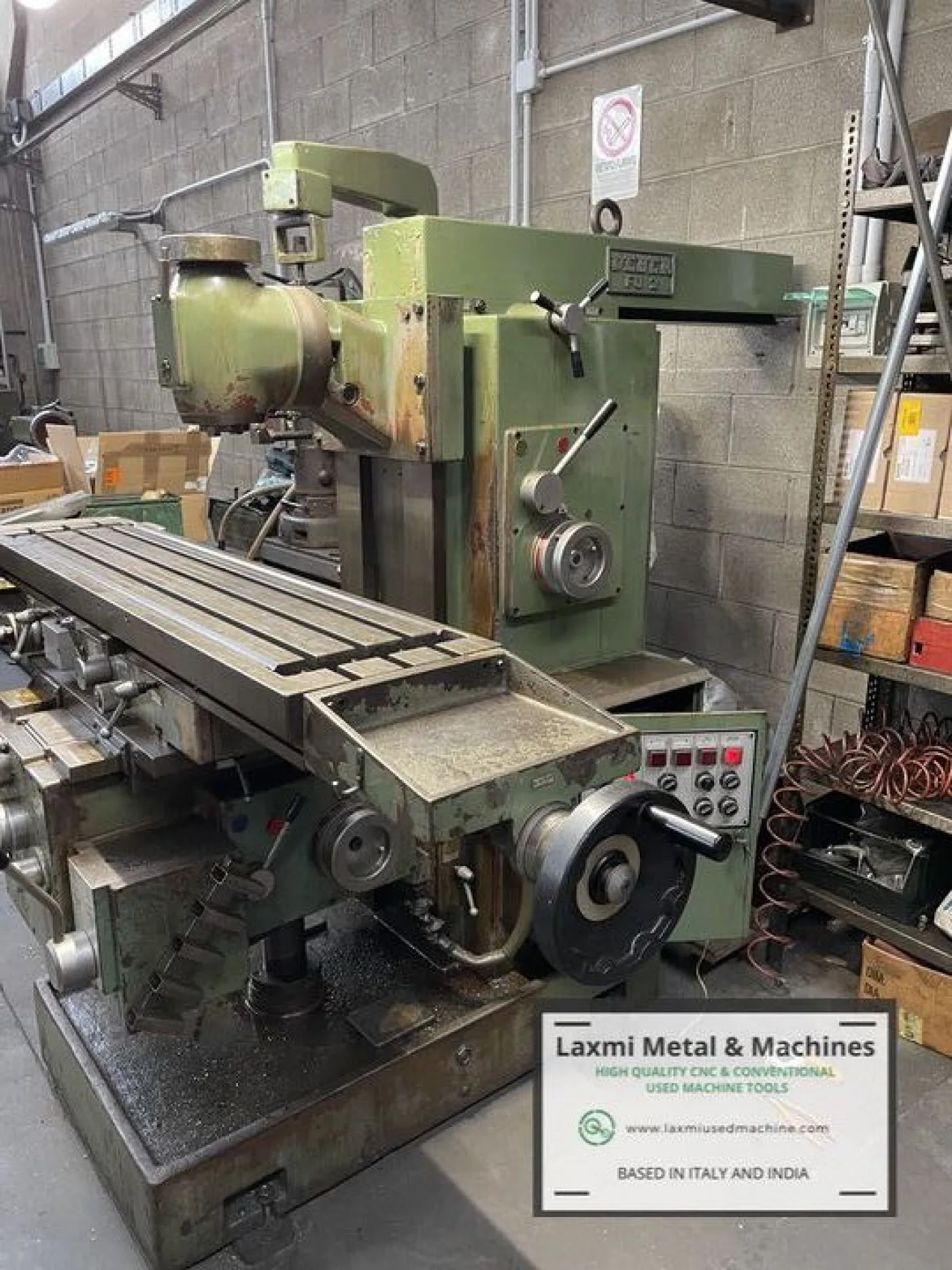 UNIVERSAL MILLING MACHINE, DEBER - FU2 - Laxmi Metal & Machines, Rohtak - 2