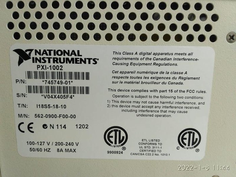 National Instruments NI PXI-1002