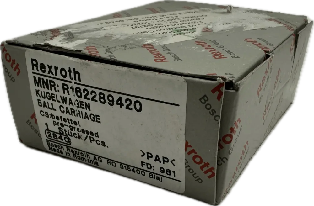 Rexroth Kugelwagen, SNS, Größe 20, Stahl CS, Genauigkeitsnorm, vorspannungsfrei, ohne Kugelkette