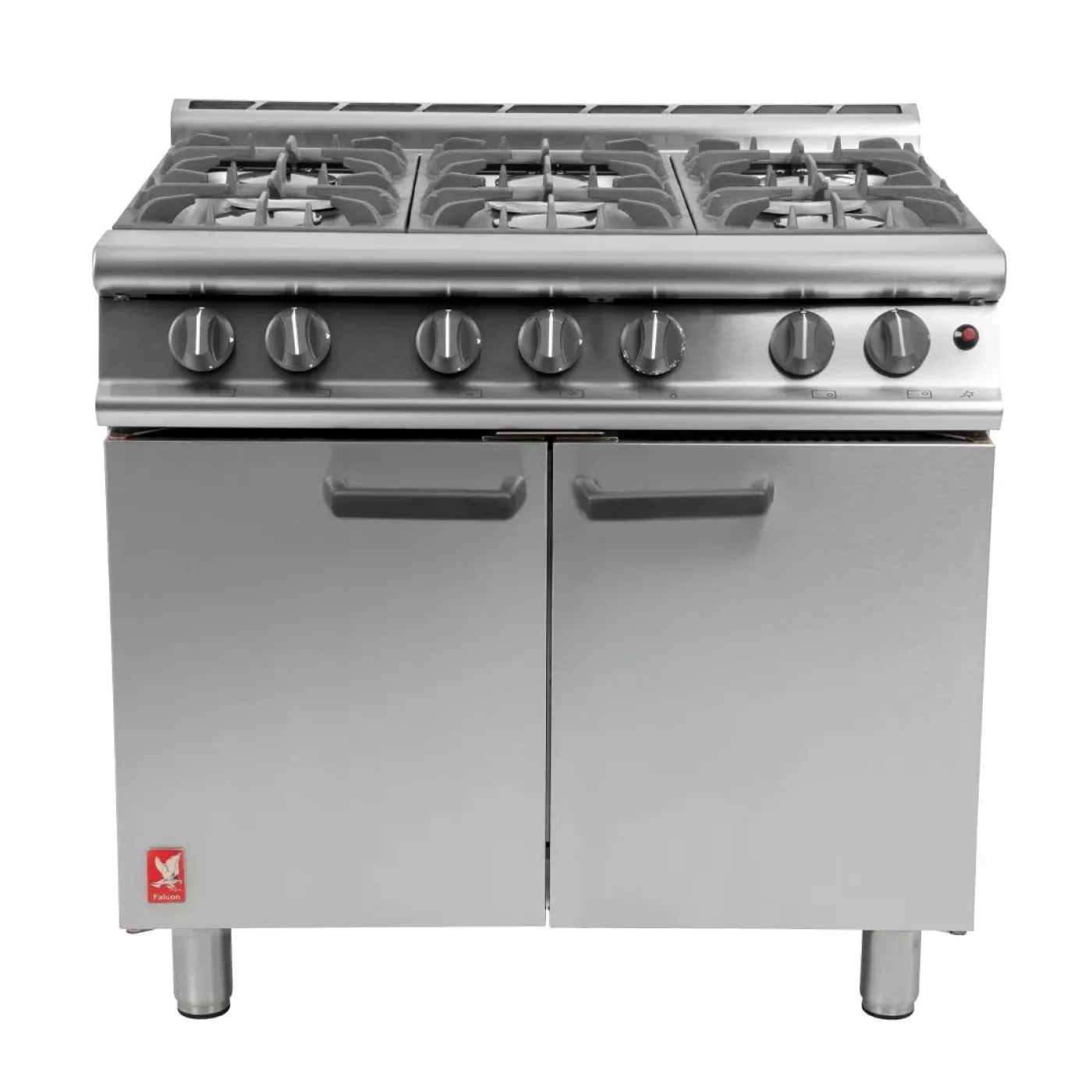 Falcon 6 Burner Dominator Plus Oven Range G3101 Propane Gas with Feet - islandcatering - 2