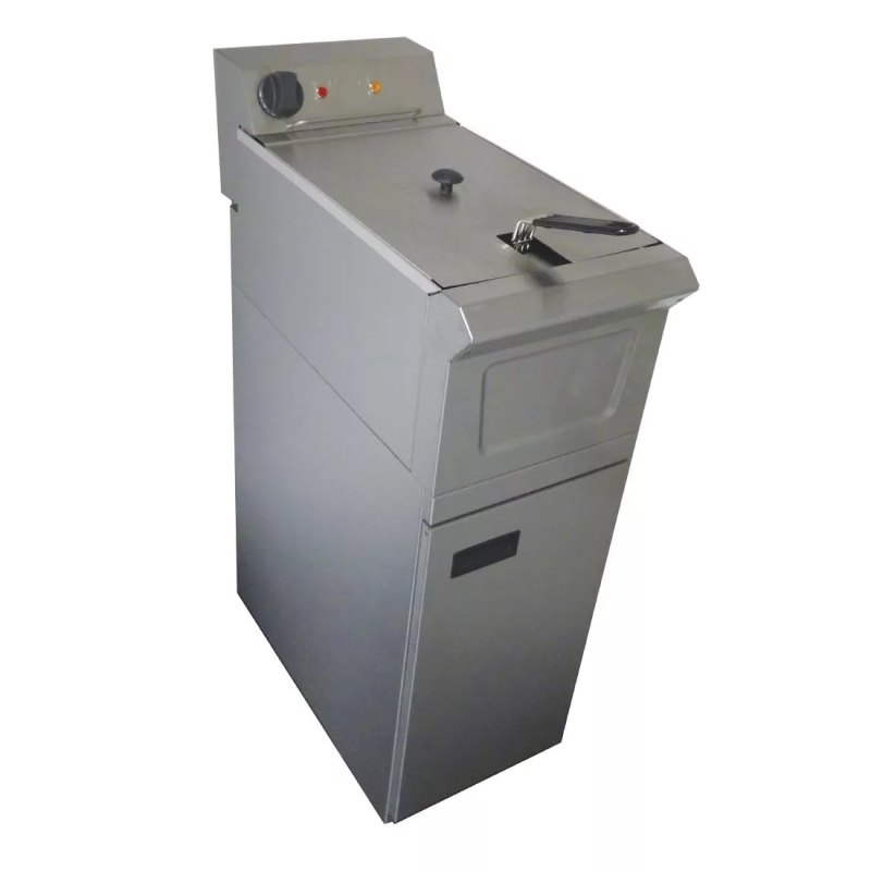 Falcon Single Tank Single Basket Free Standing Electric Fryer LD46 - islandcatering