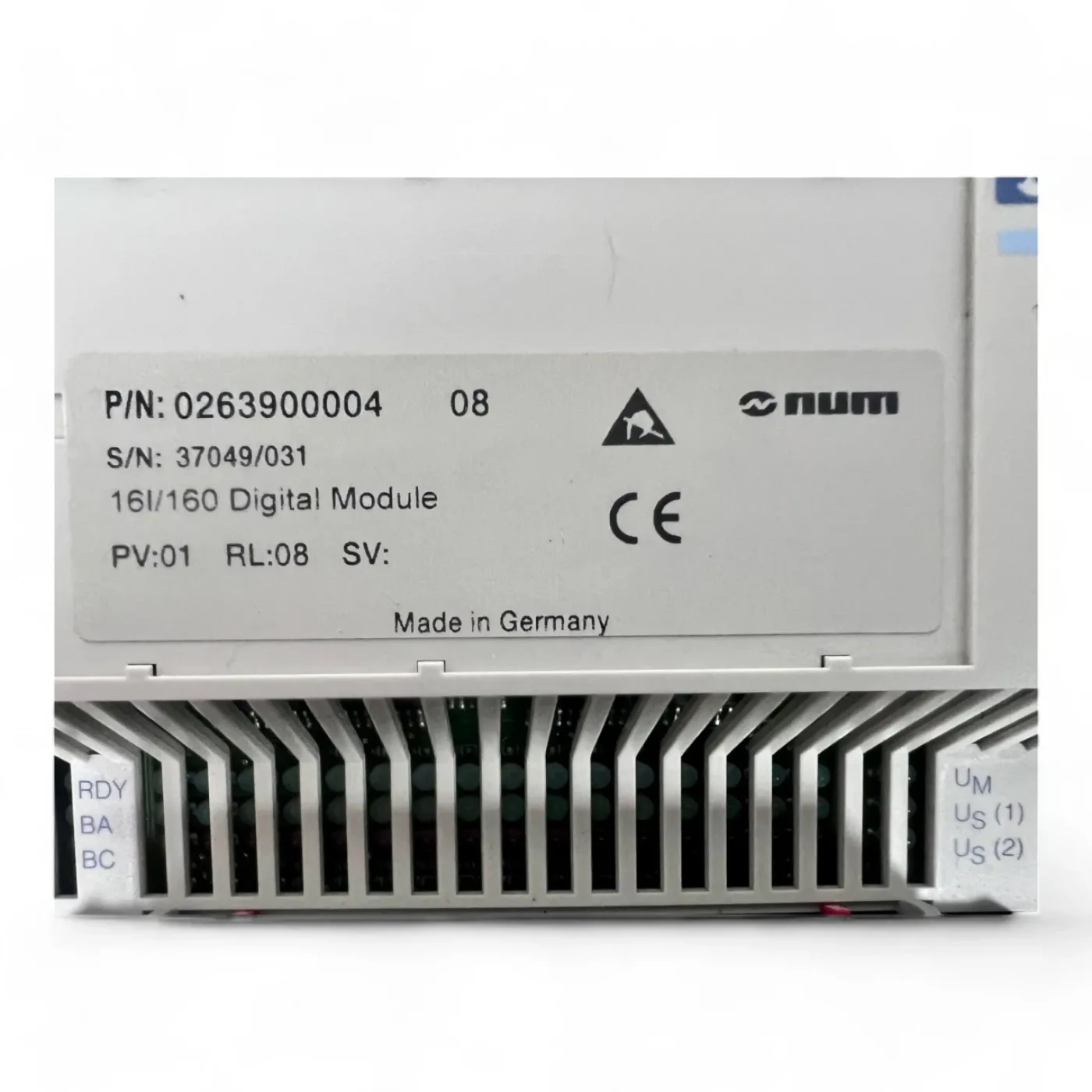 NUM 16I/16O Digital Module – P/N: 0263900004 16 In/16 Out 24 VDC Modul - 6