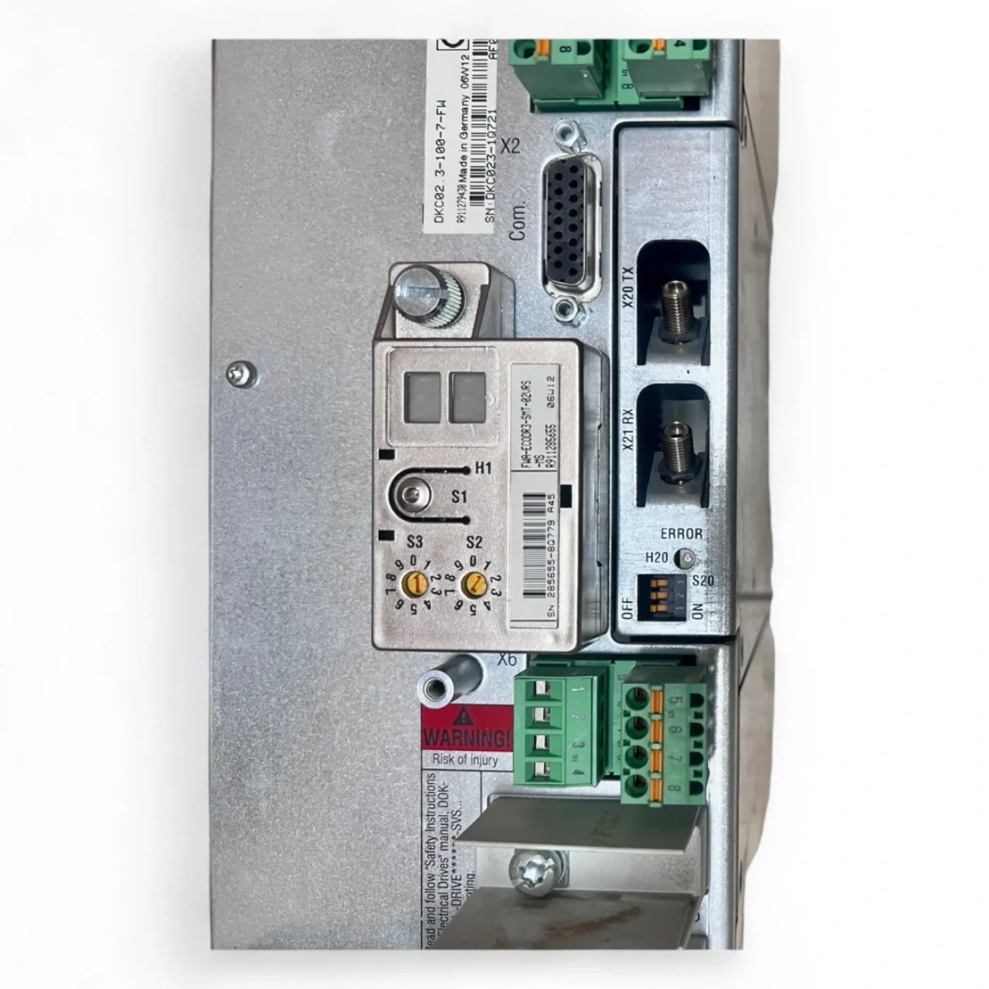Bosch Rexroth Indramat Servoregler DKC02.3-100-7-FW mit Firmware-Modul ESM02.3-FW und FWA-ECODR3-SMT-02VRS25583 - 8
